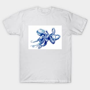 Octopus watercolour drawing T-Shirt